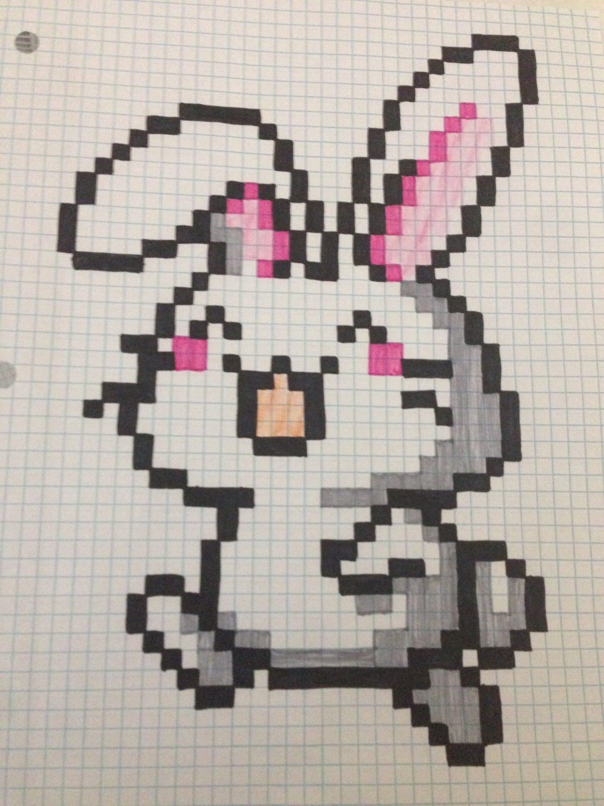 Человечки в костюмах животных по клеточкам