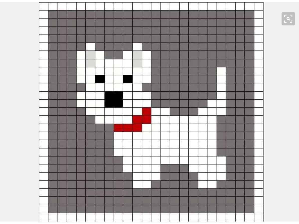 Пиксельный зайчик