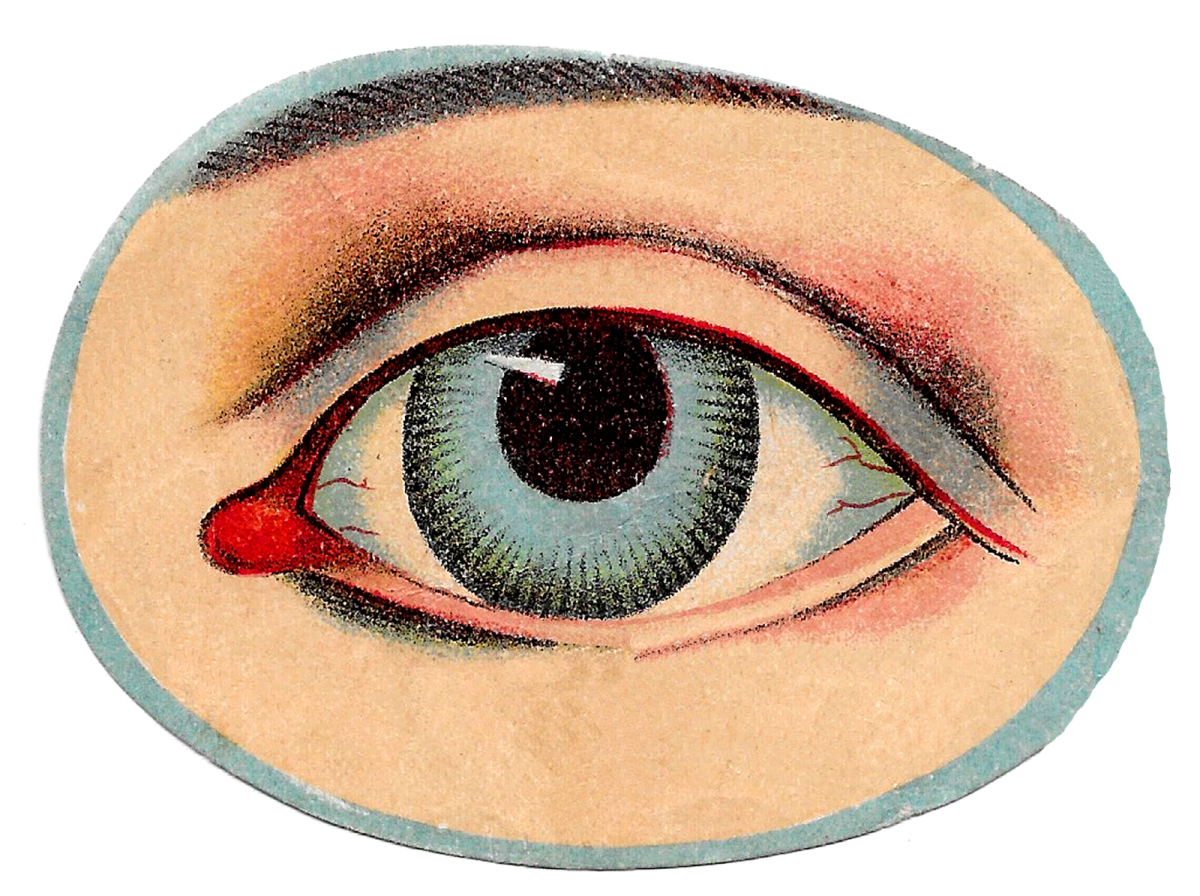 Глаза на прозрачном фоне