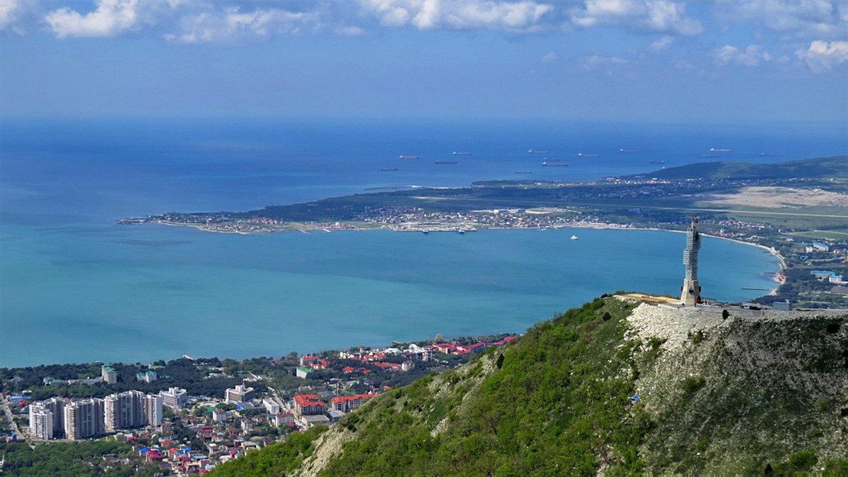 Геленджикская бухта Геленджик вид сверху