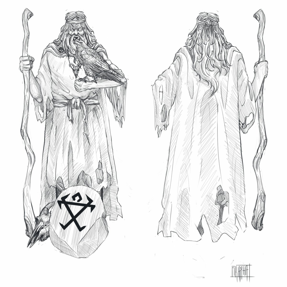 Чернобог Славянский Бог символ