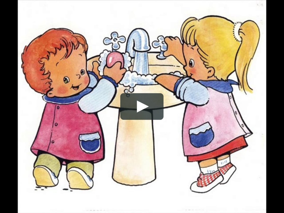 Мытье рук с мылом вектор