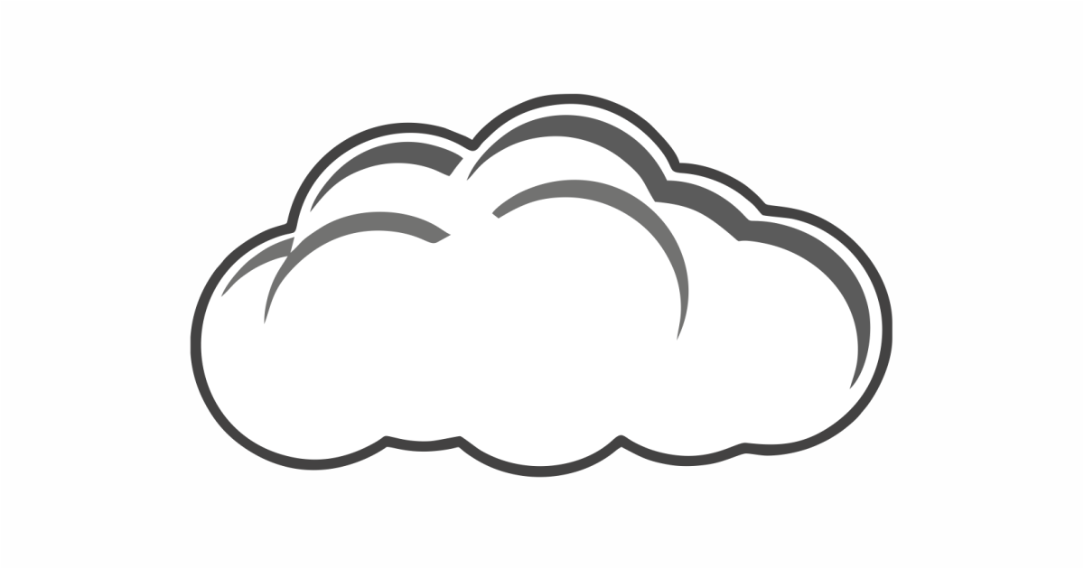 Голубое небо с облаками вектор