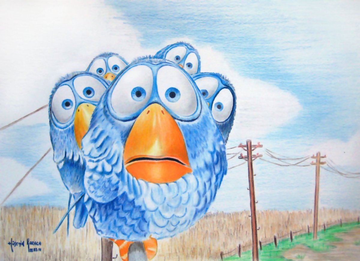 Взъерошенный птенец