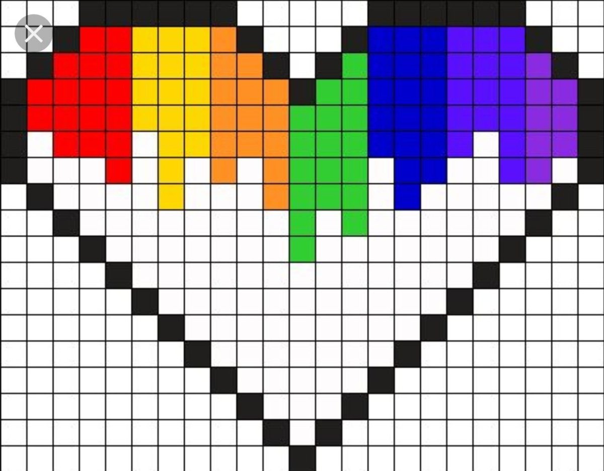 Рисунки по клеточкам милые и няшные мордочки