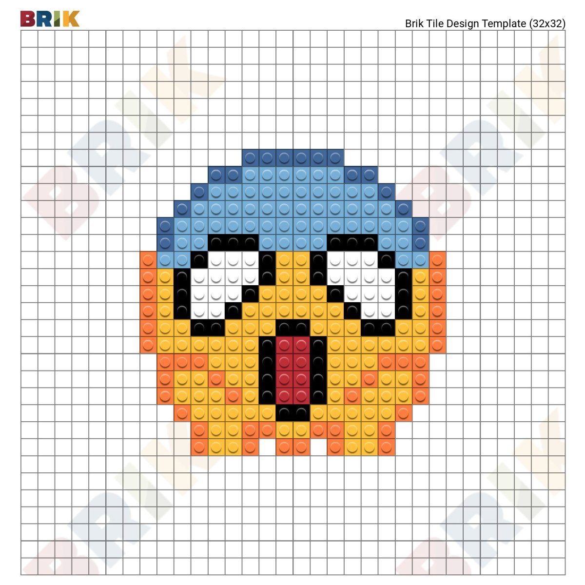 Схема вышивания крестиком BT 21