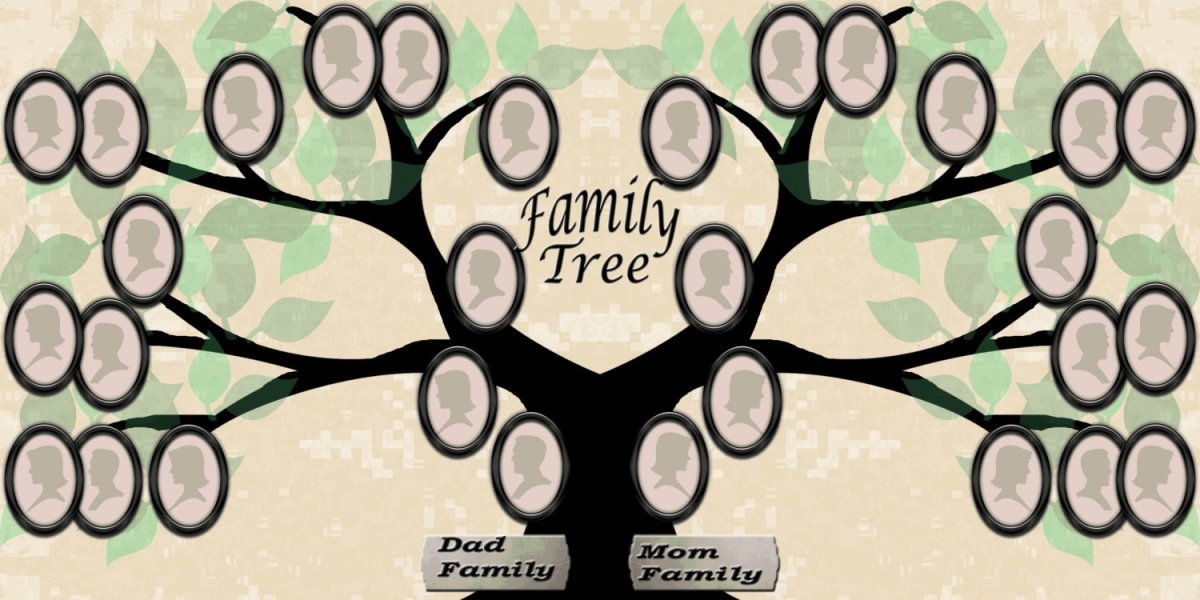 Семейное Древо на 12 человек