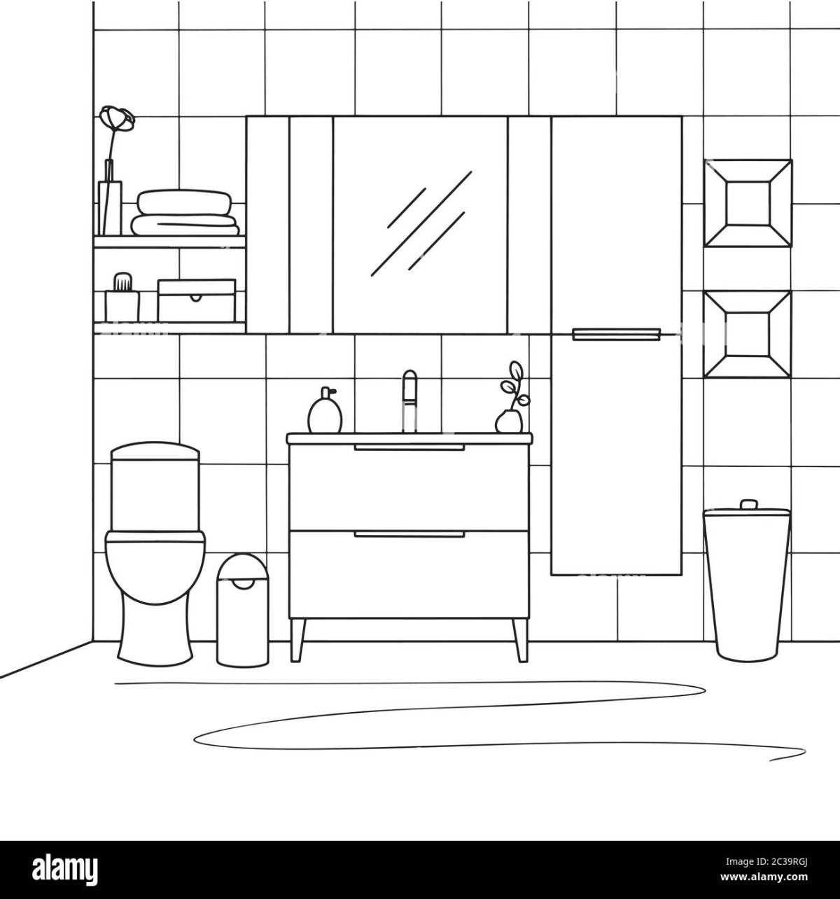 Раскраска тока бока