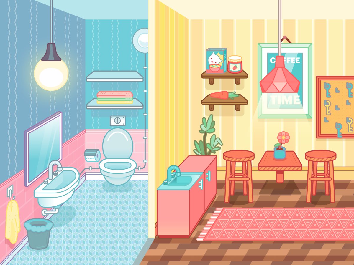 Тока бока комнаты