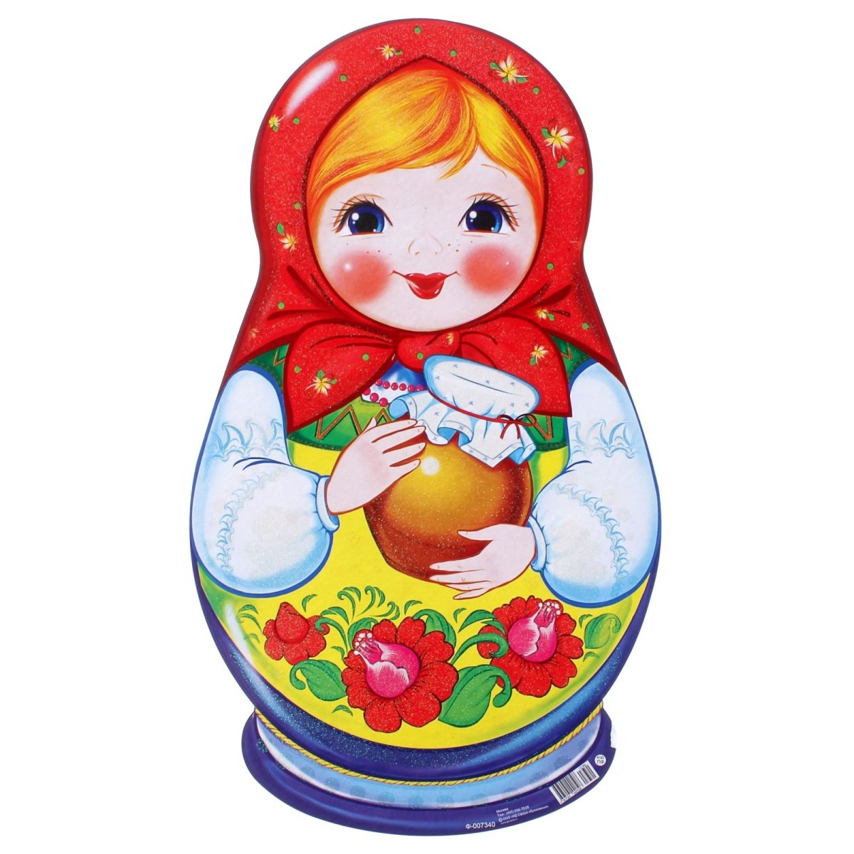 Плакат вырубной "Матрешка"