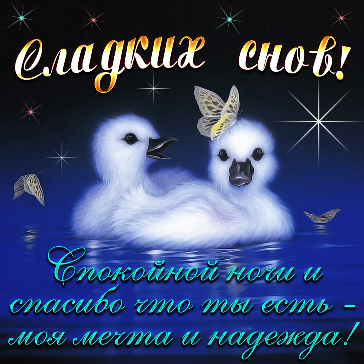 Пожелания спокойной но