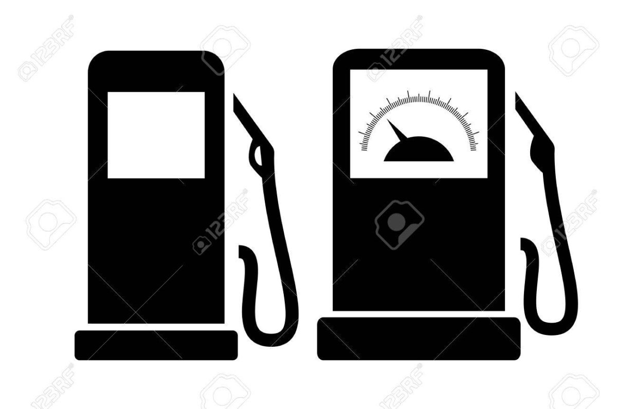 Знак бензоколонка вектор