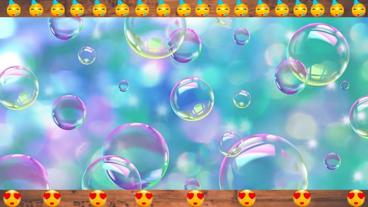 Пузырьки на белом фоне