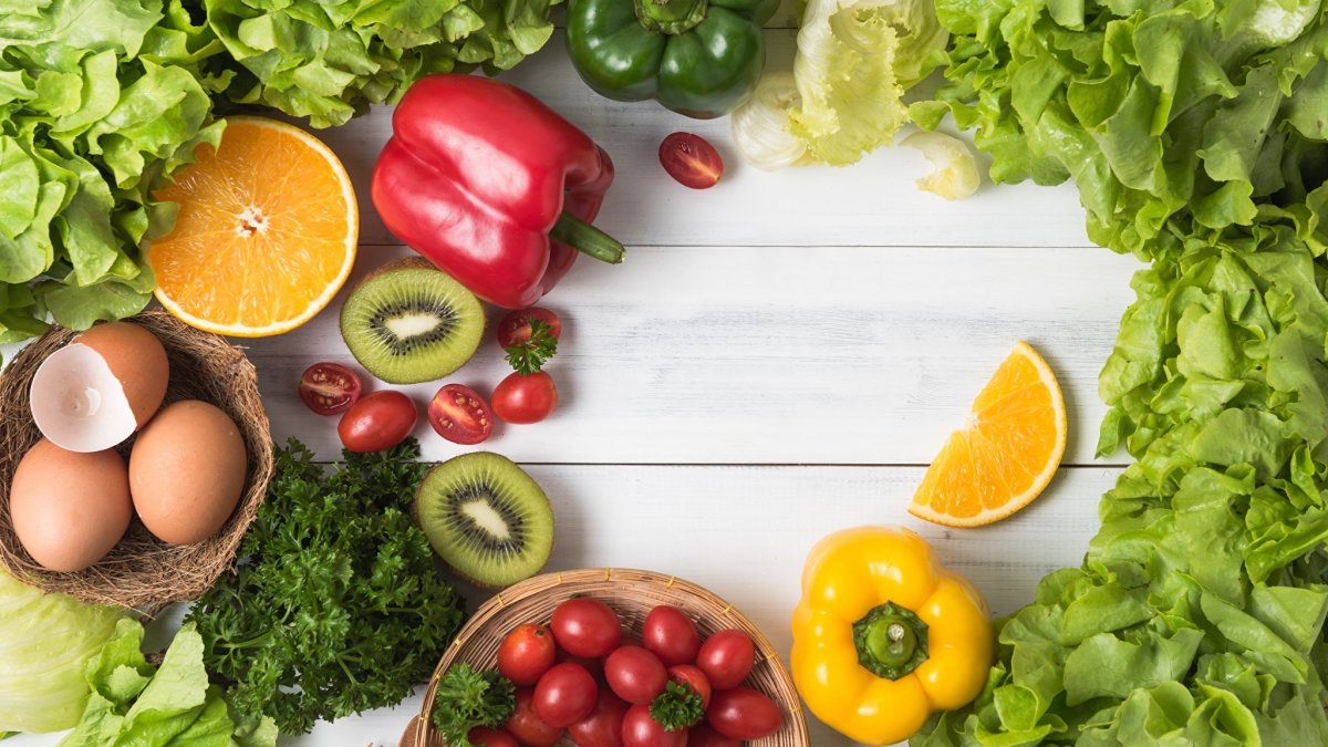 Овощи фрукты зелень