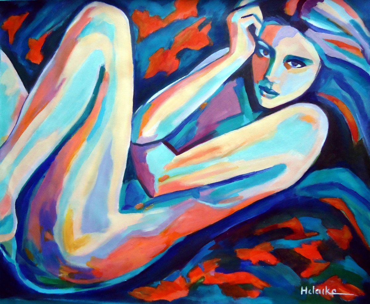 Картина женская грудь экспрессионизм