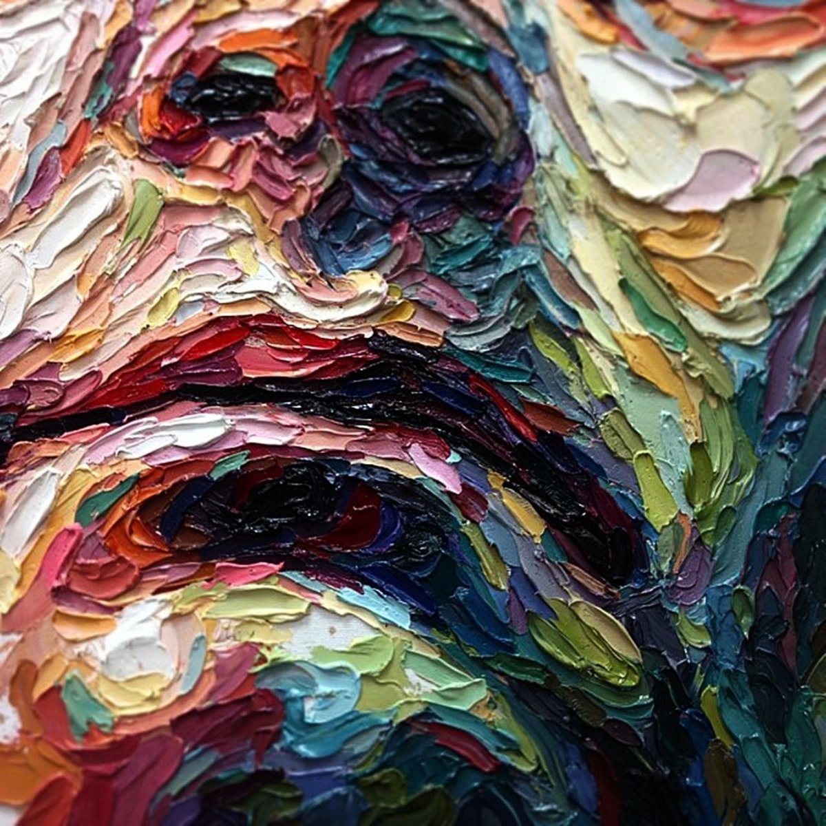 Абстрактный фигуратив живопись