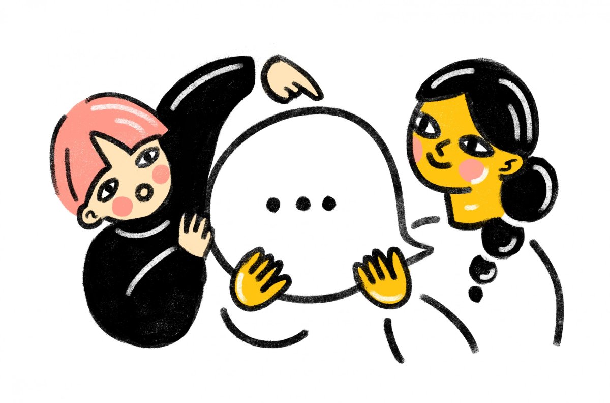 Общение иллюстрация