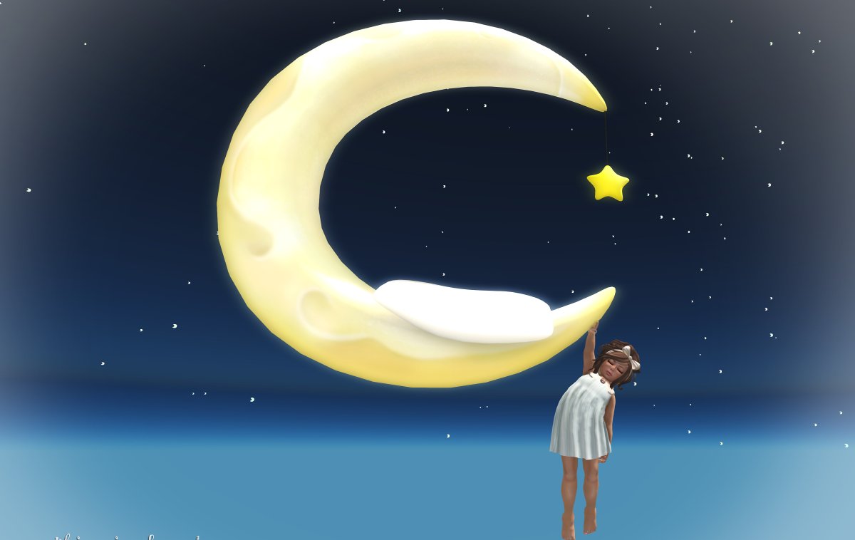 Лунный месяц арт