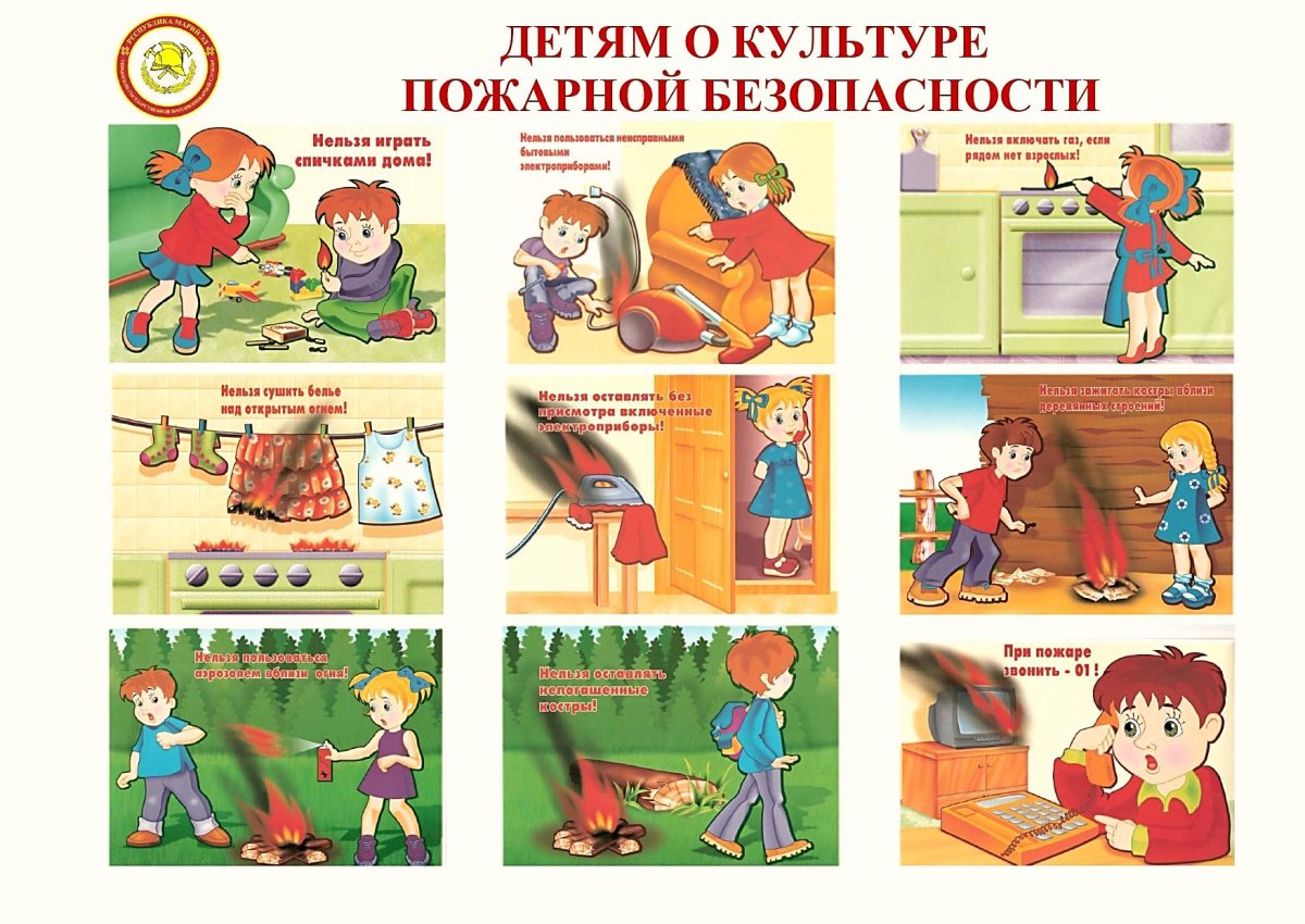 Плжарная безопасность доля детей