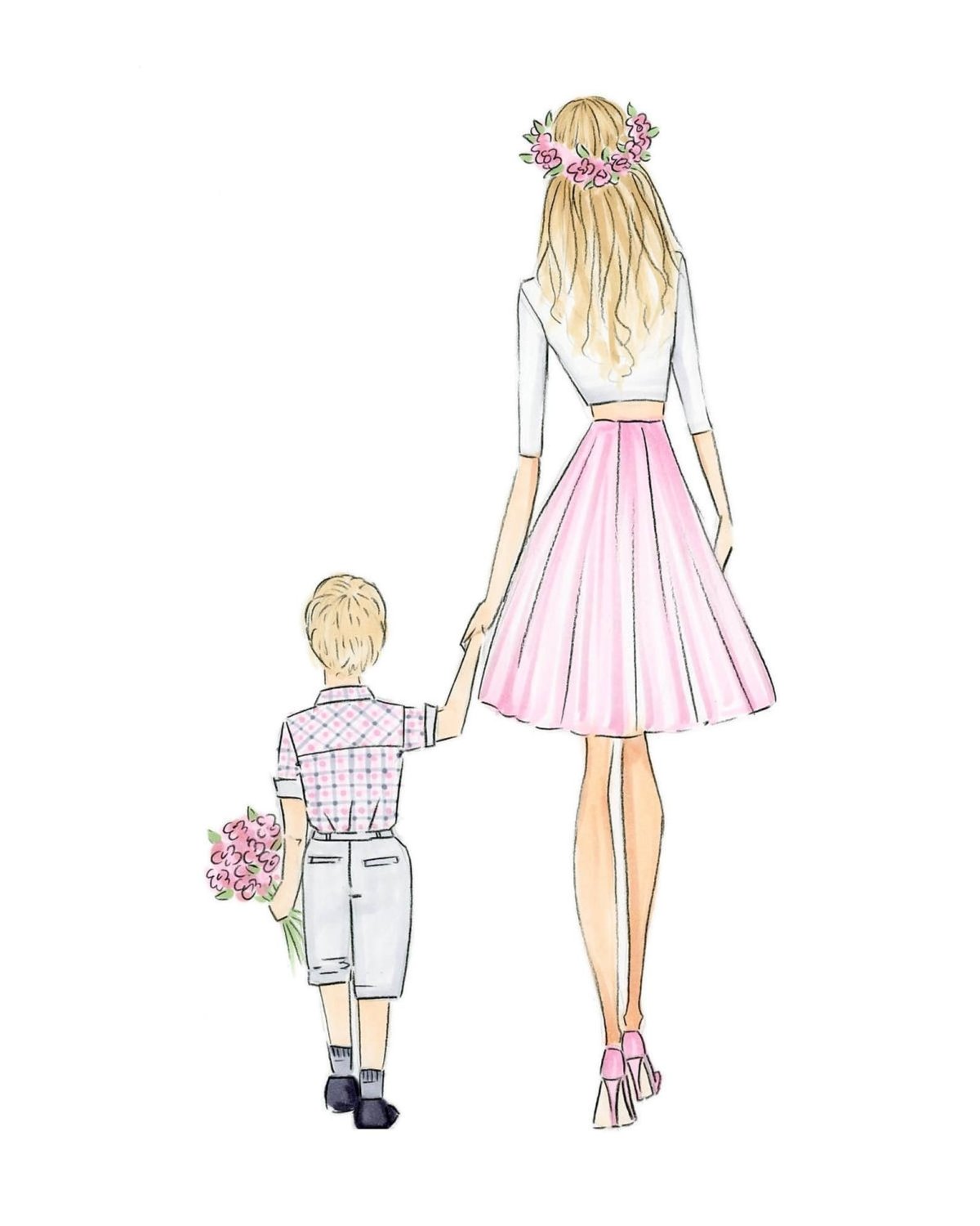 Картинки для срисовки для мамы