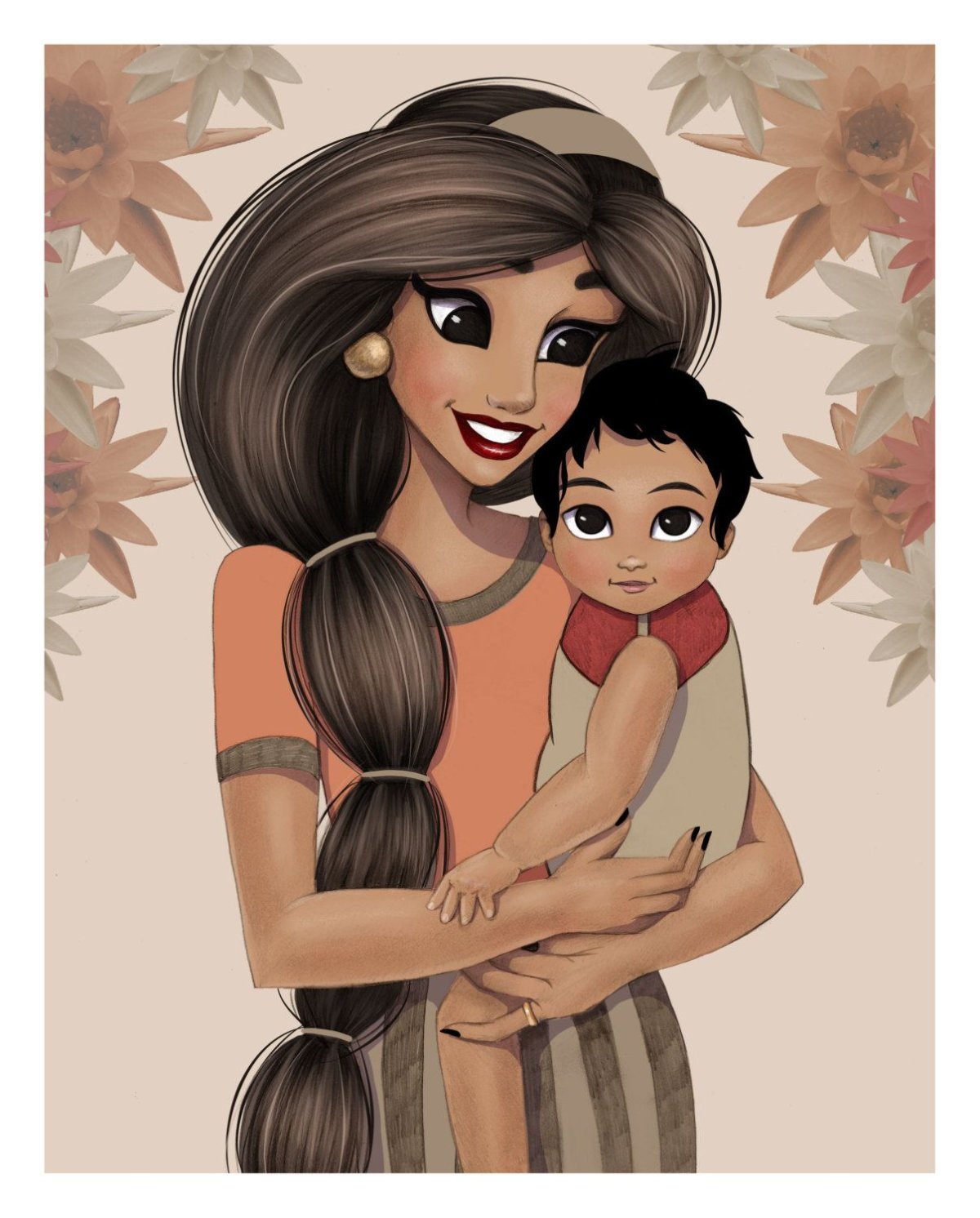 Дисней персонажи мамы с детьми