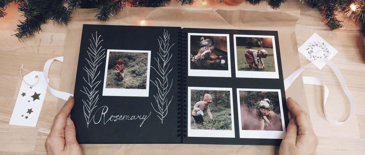 Фотоальбом в стиле полароид