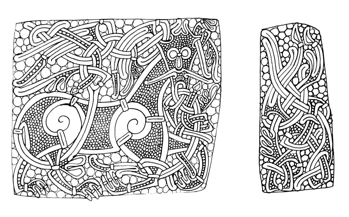 Скандинавские орнаменты панно