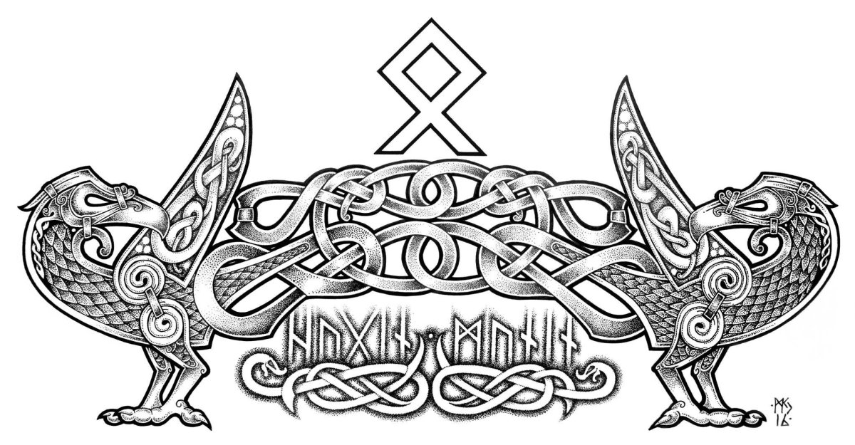 Хугин и Мунин кельтика