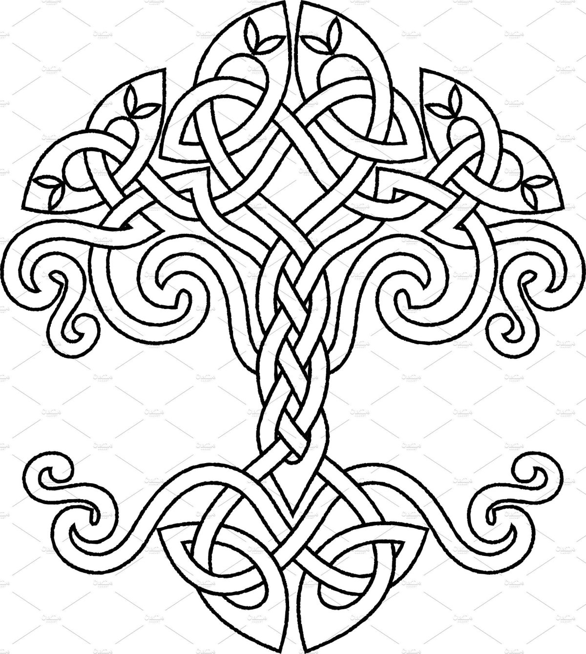 Кельтский узел Древо