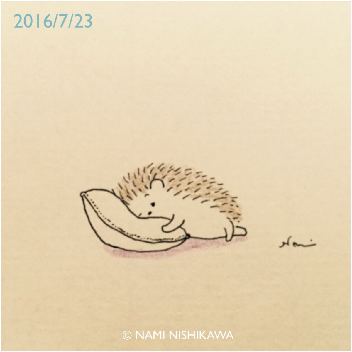 Милый Ежик рисунок