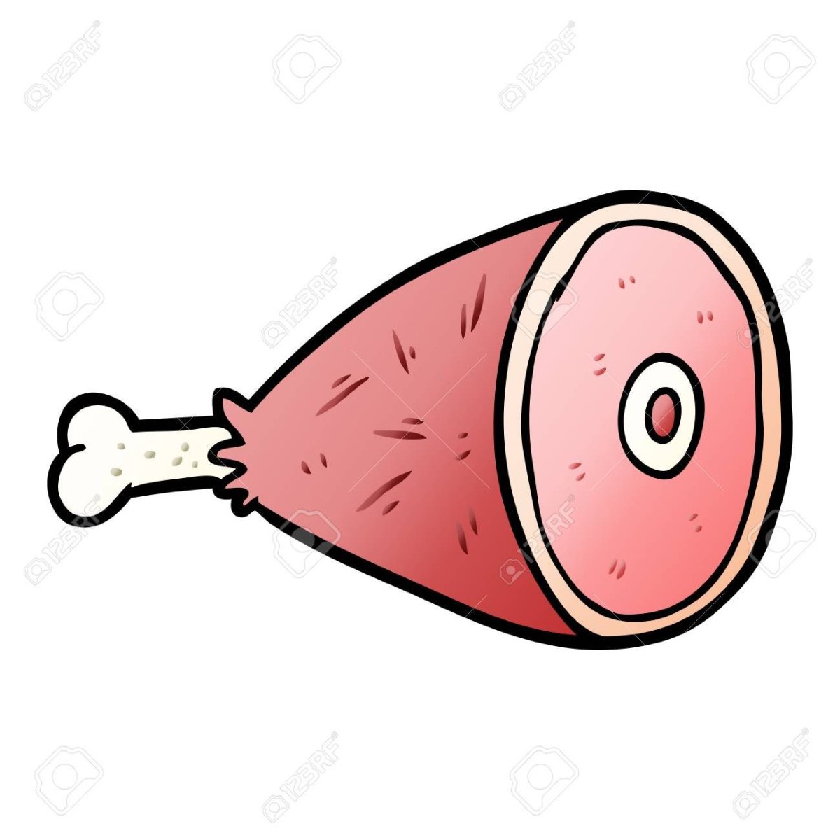 Кусок мяса стикер