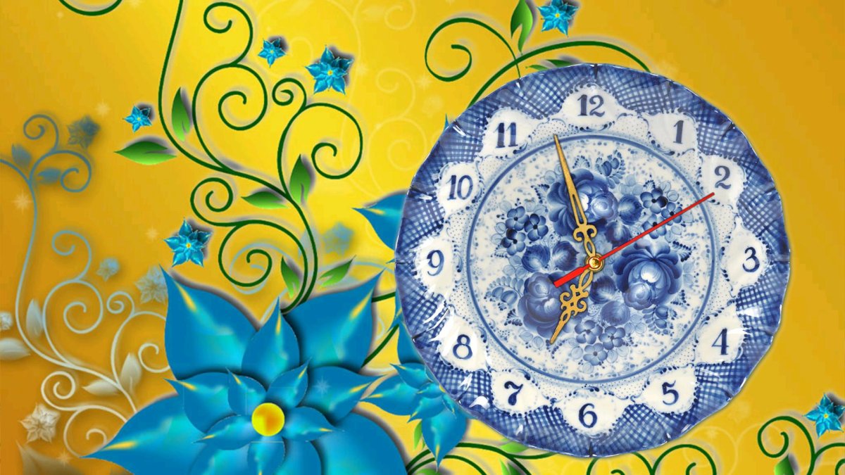 Волшебные новогодние часы