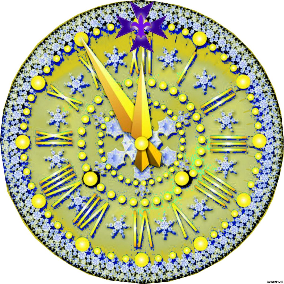 Сказочный циферблат часов