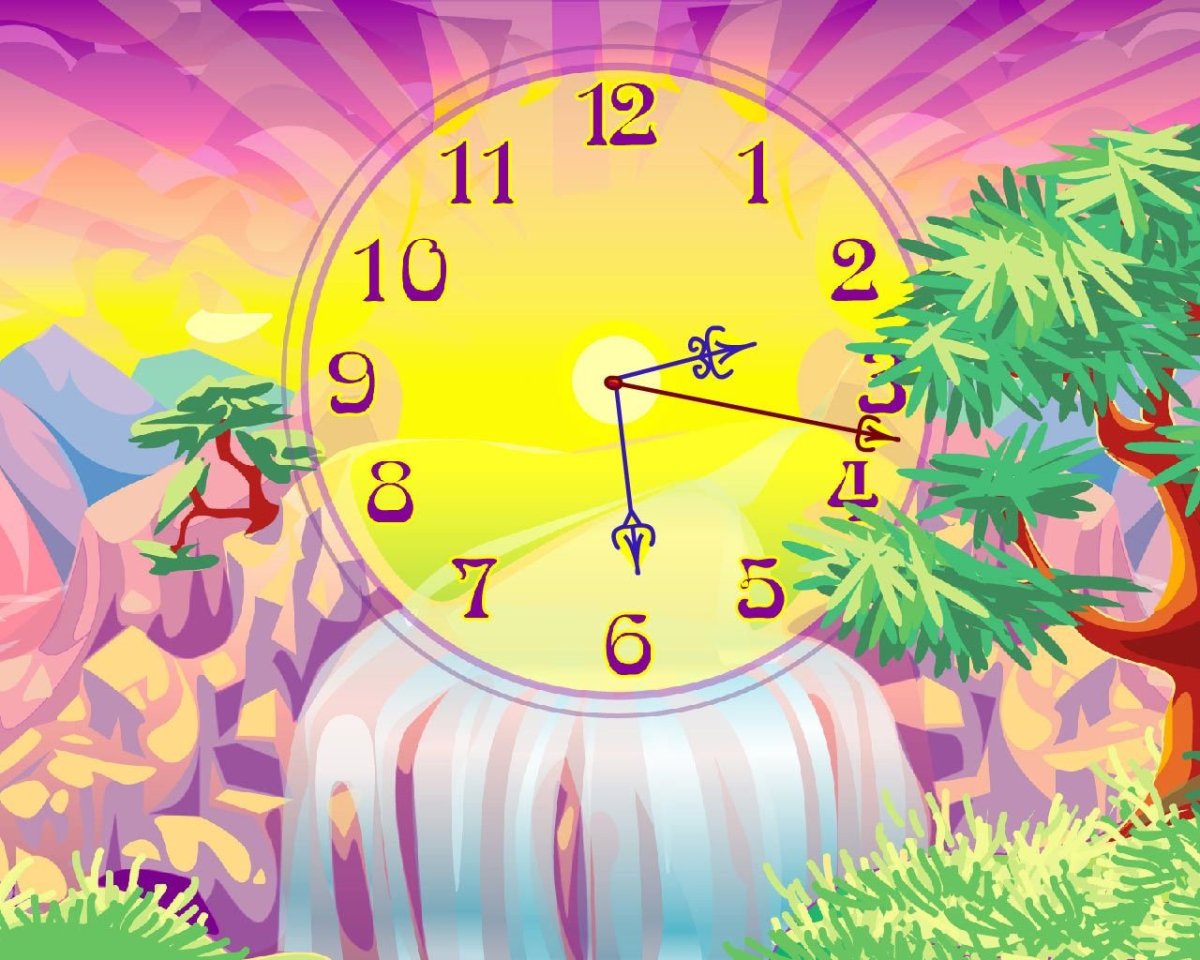 Сказочные часы полночь