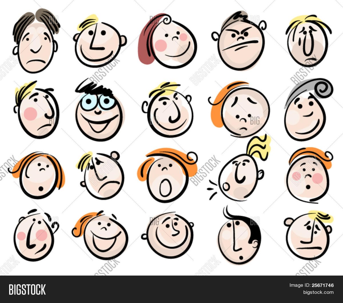 Рожицы эмоции