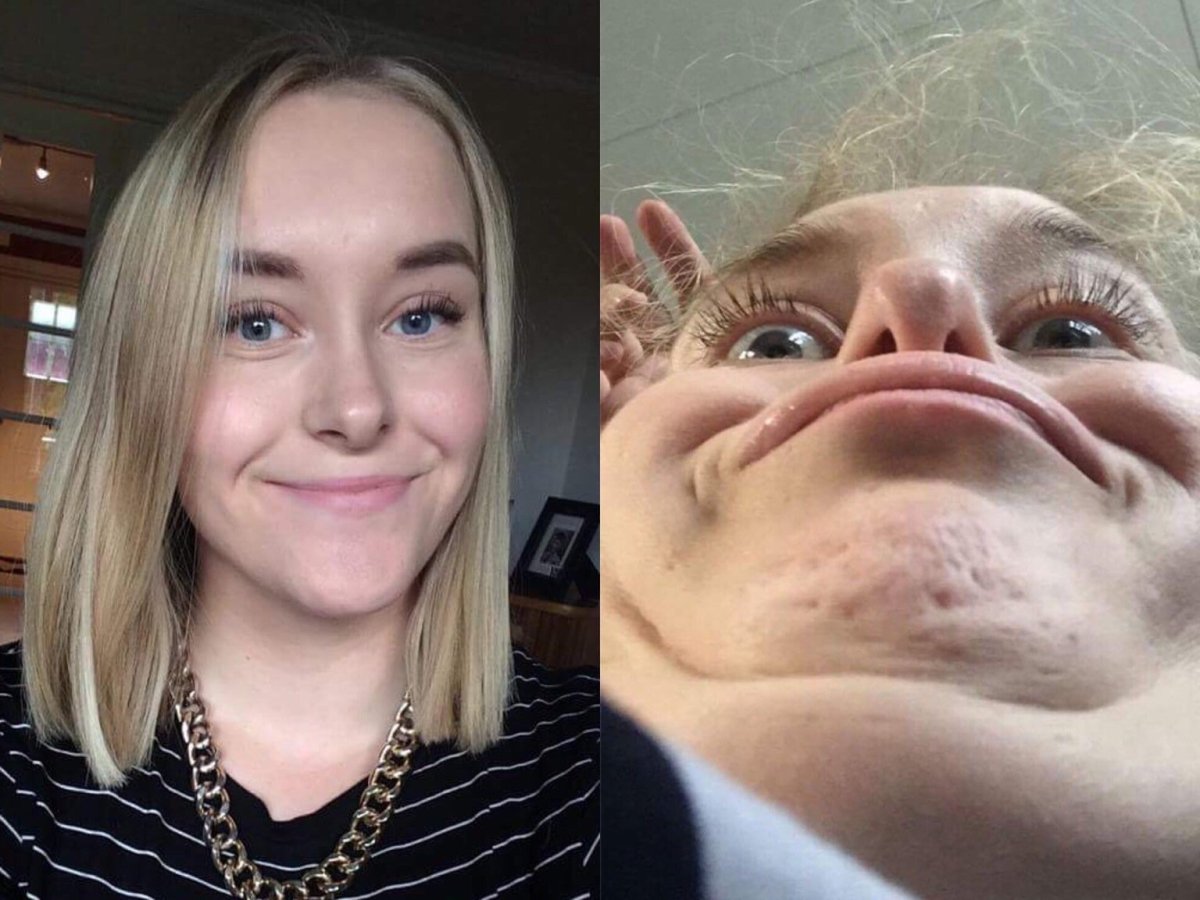 Карикатура девушки