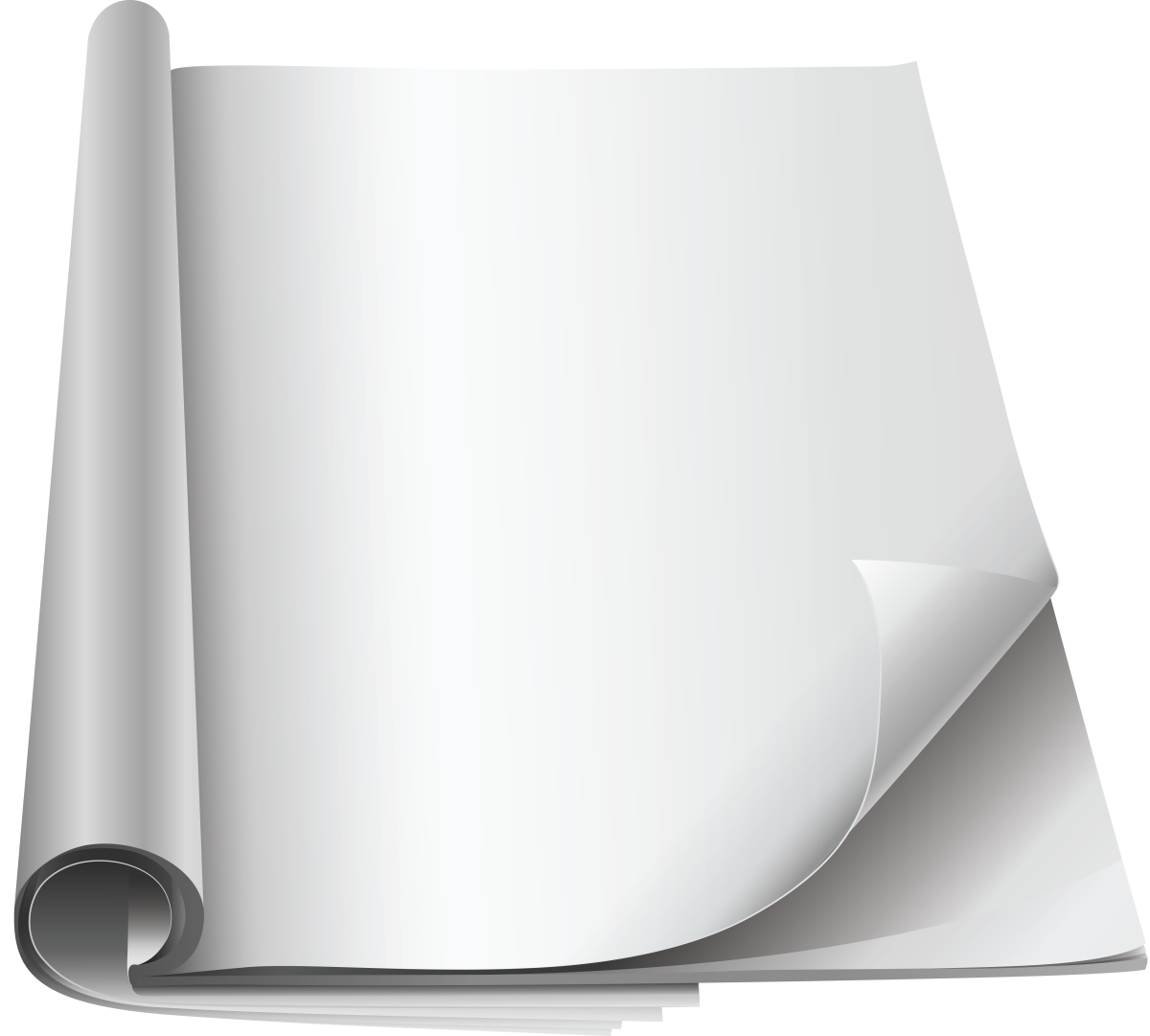 Завернутый край бумаги