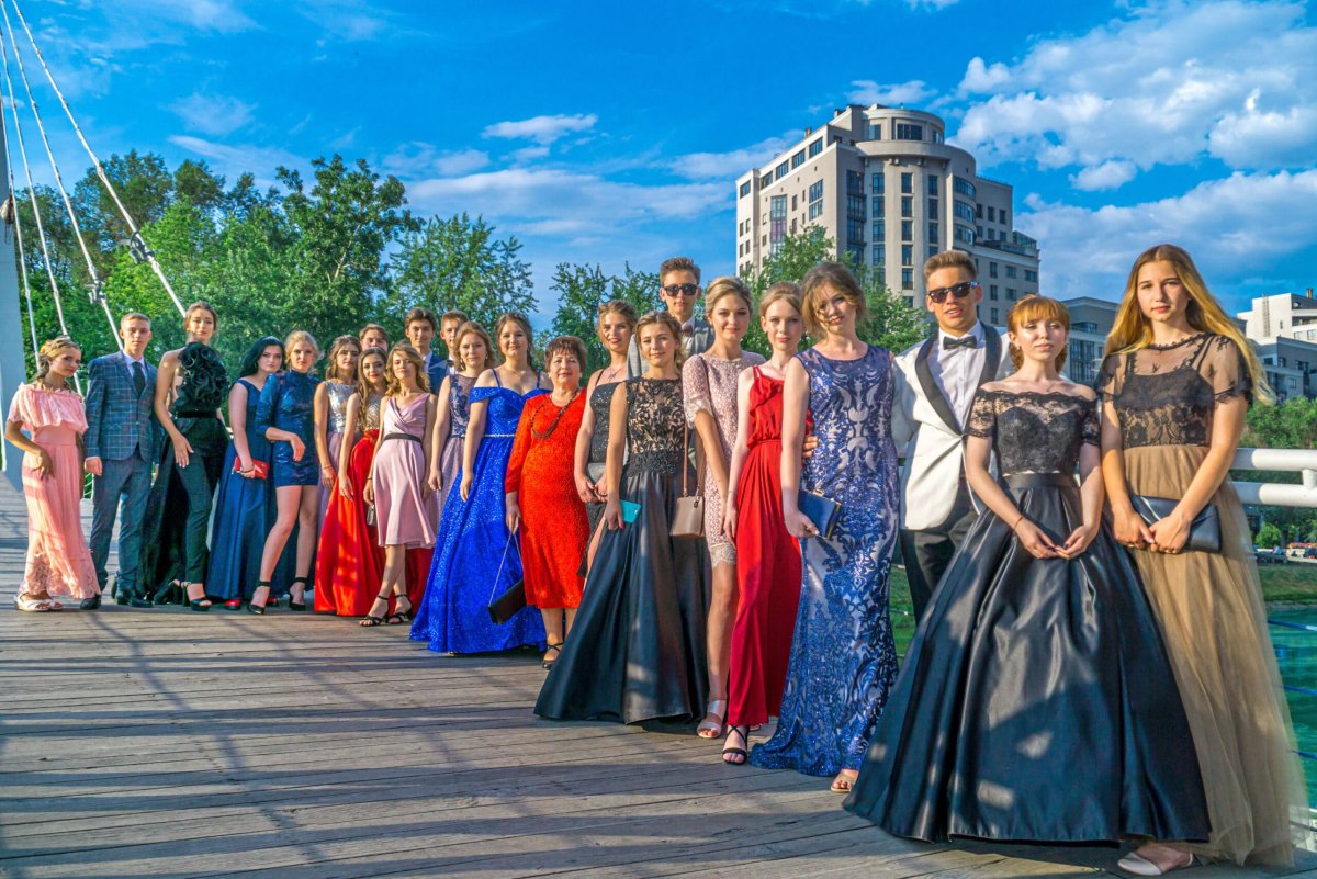 Фотосессия выпускников школы