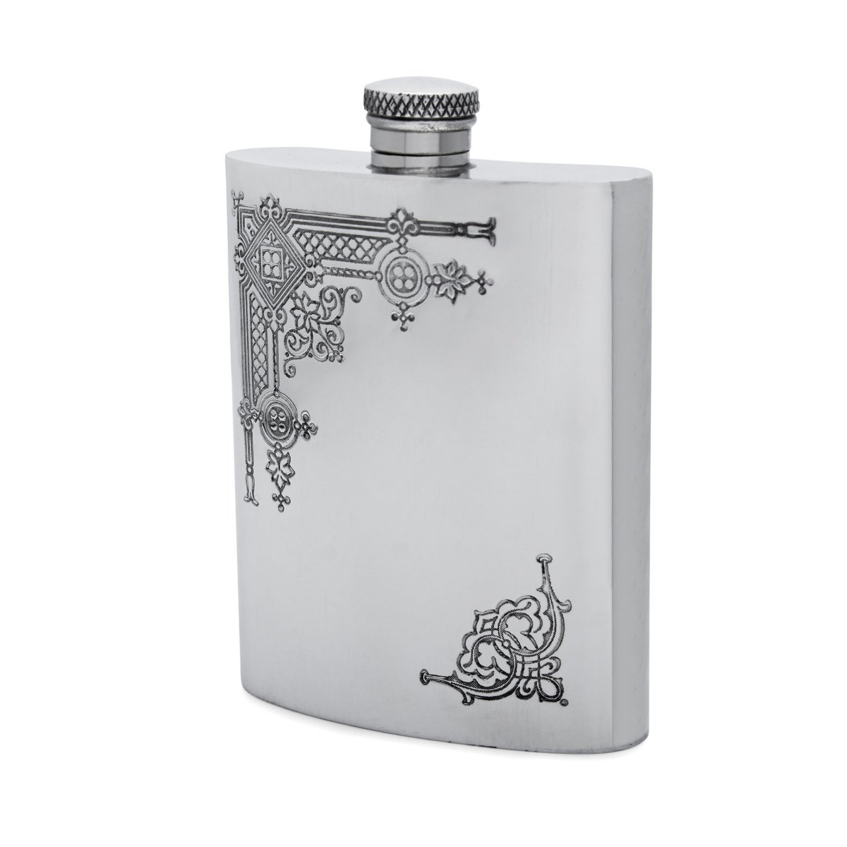 Фляжка для алкоголя олово