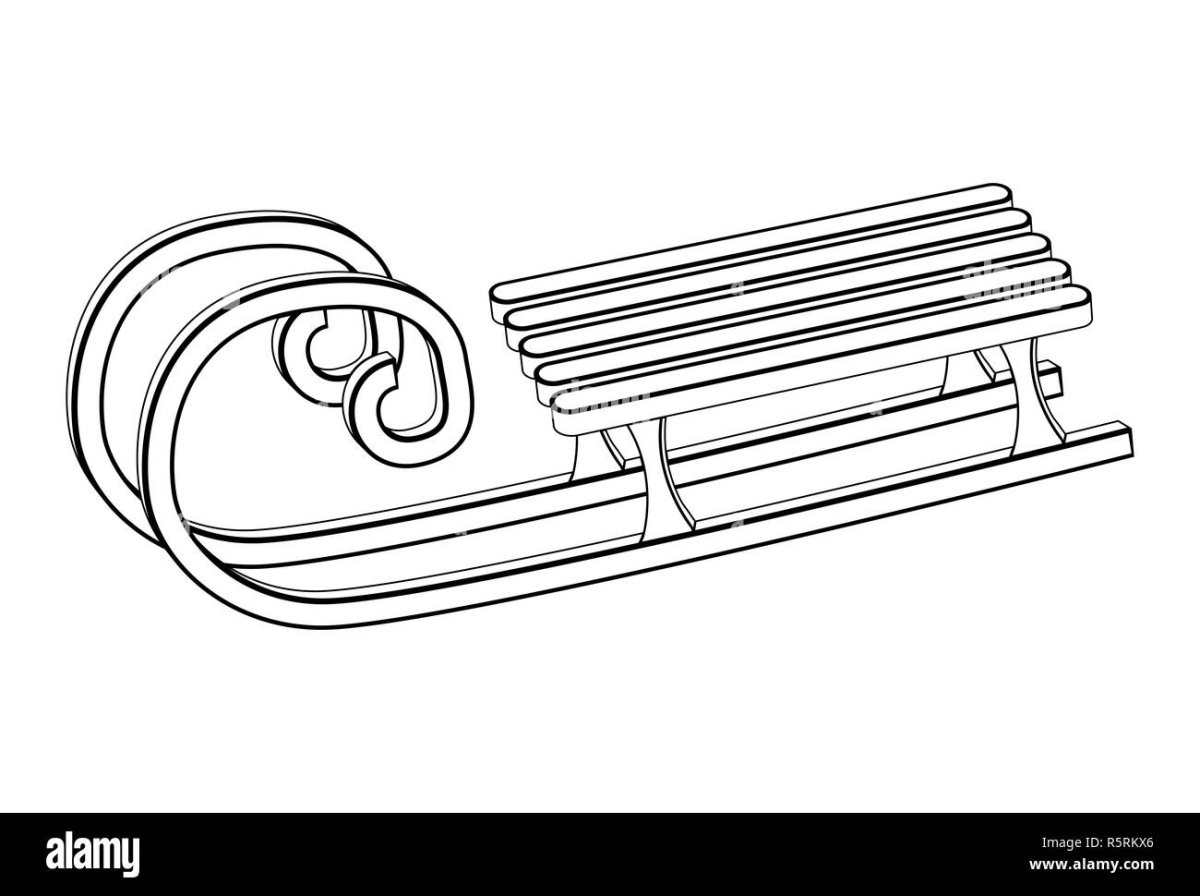 Санки контур