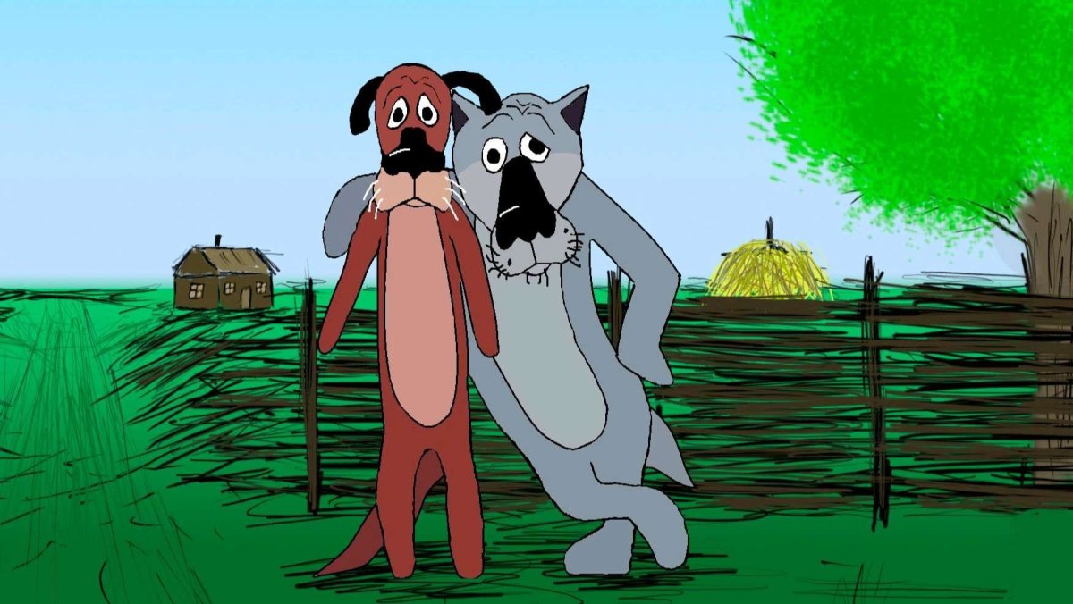 Волк и пёс мультфильм