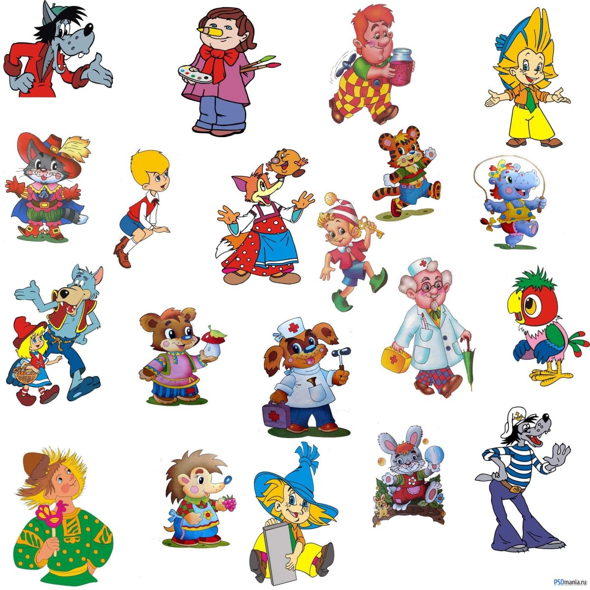 Персонажи советских мультиков