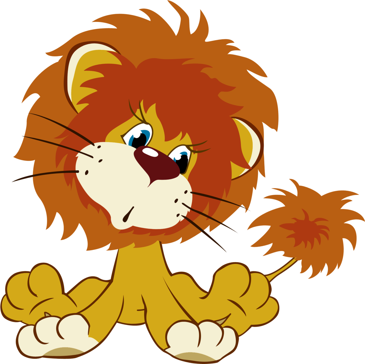 Вышивка Львенок