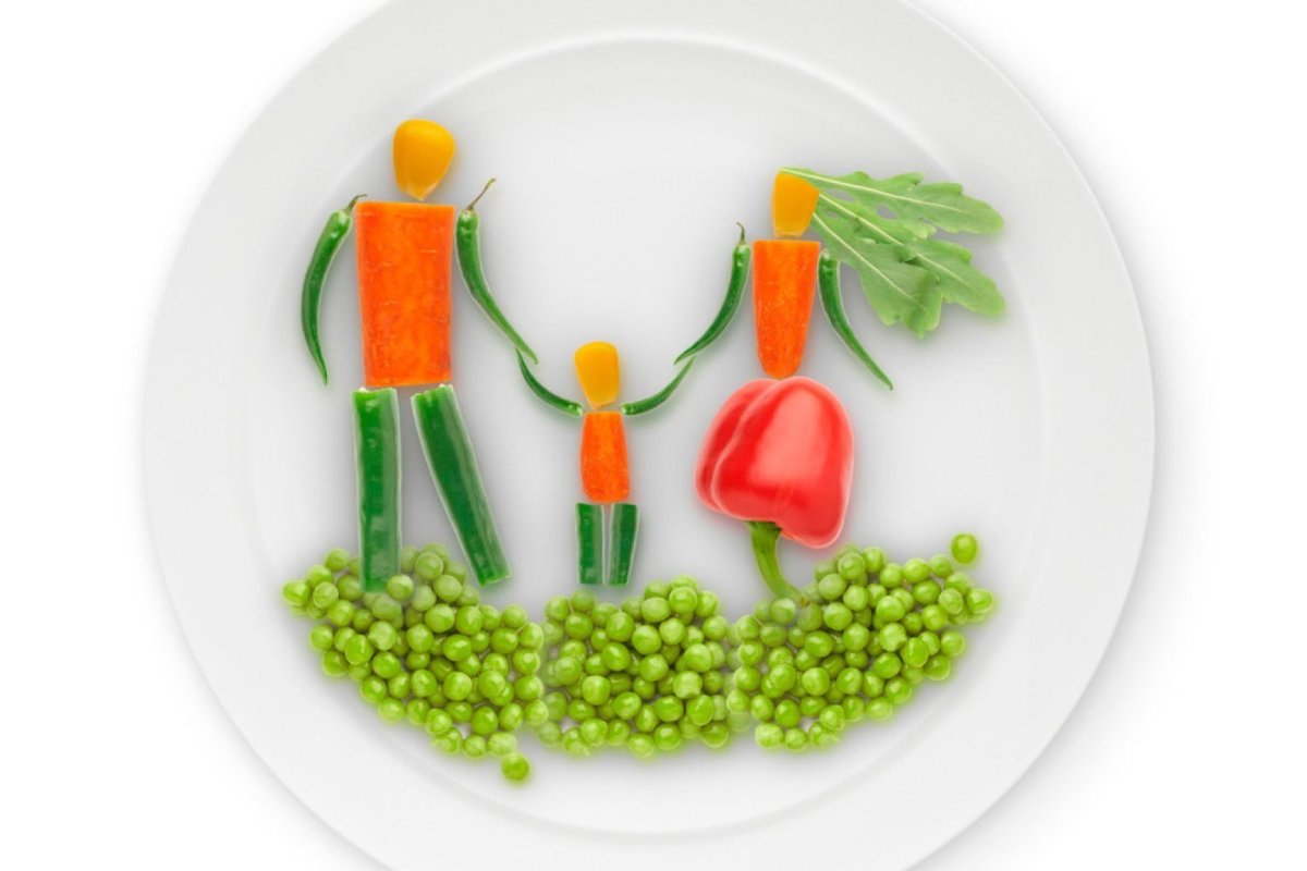 Витамины на тарелке