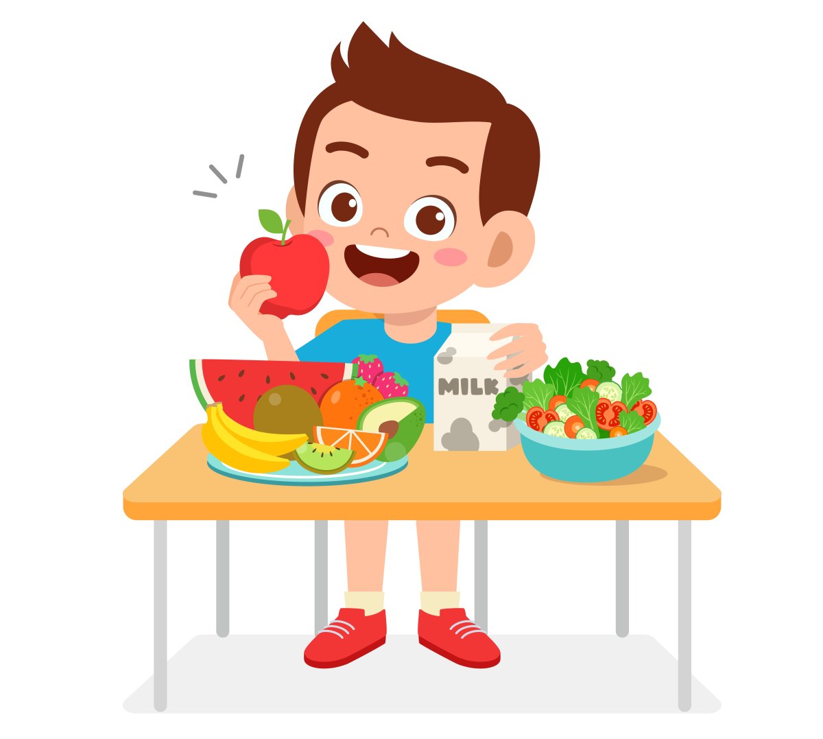 Плакат полезные продукты