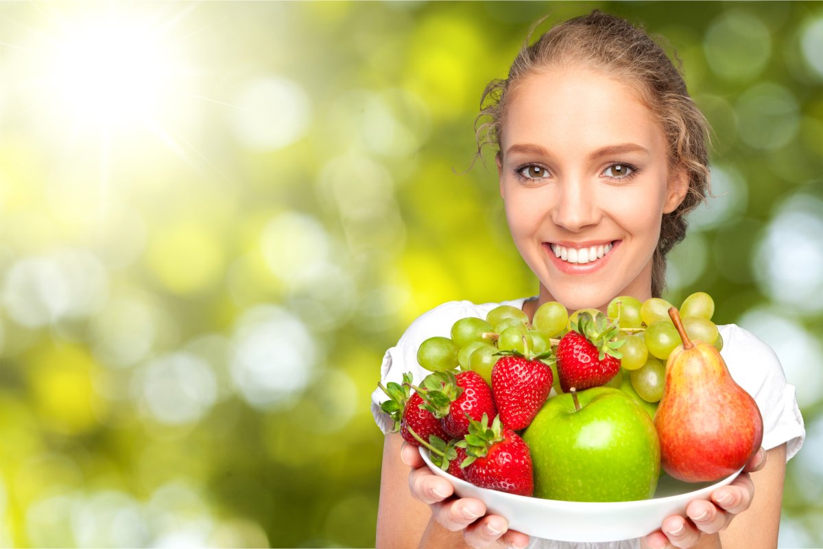 Фотосессия с фруктами