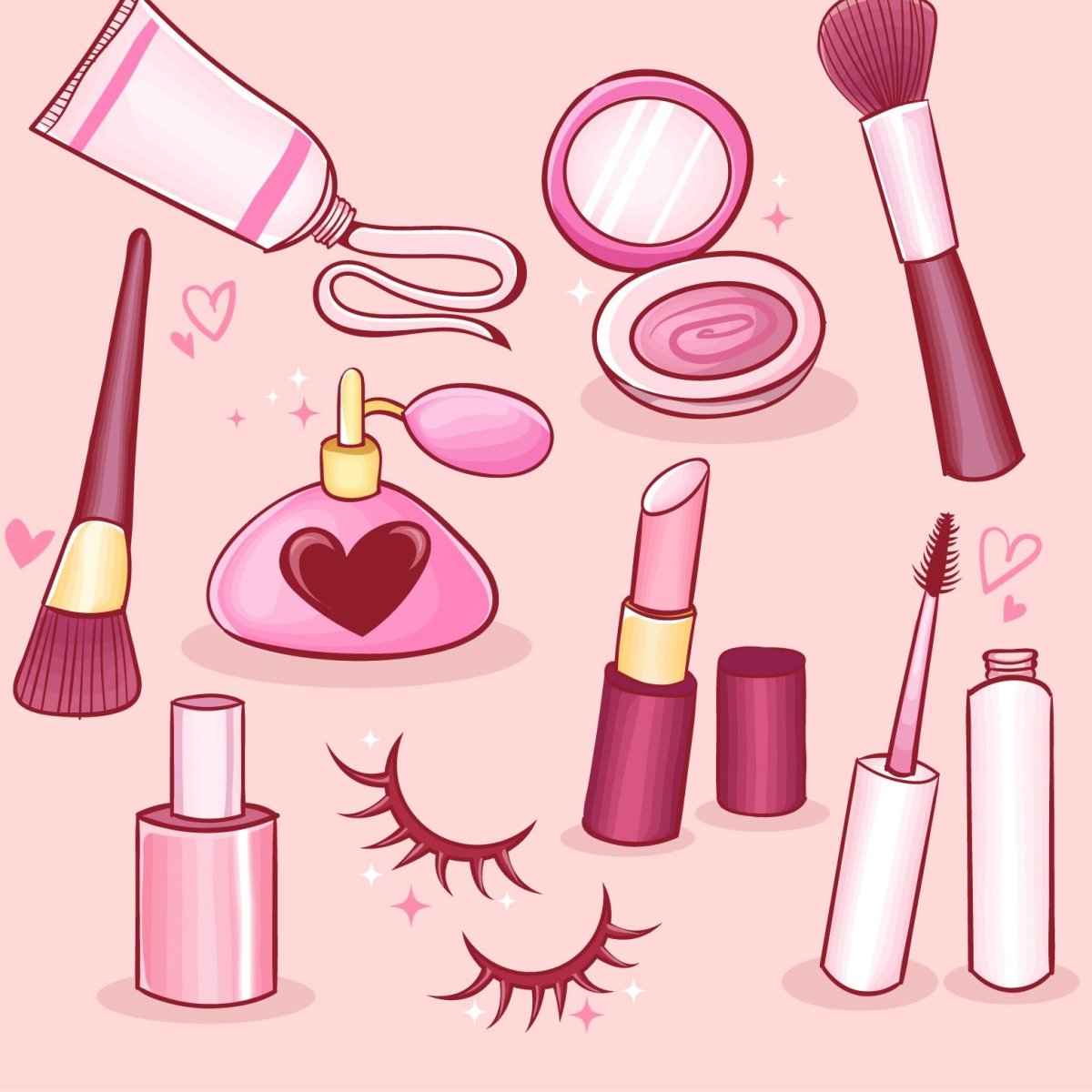 Нарисованная косметика