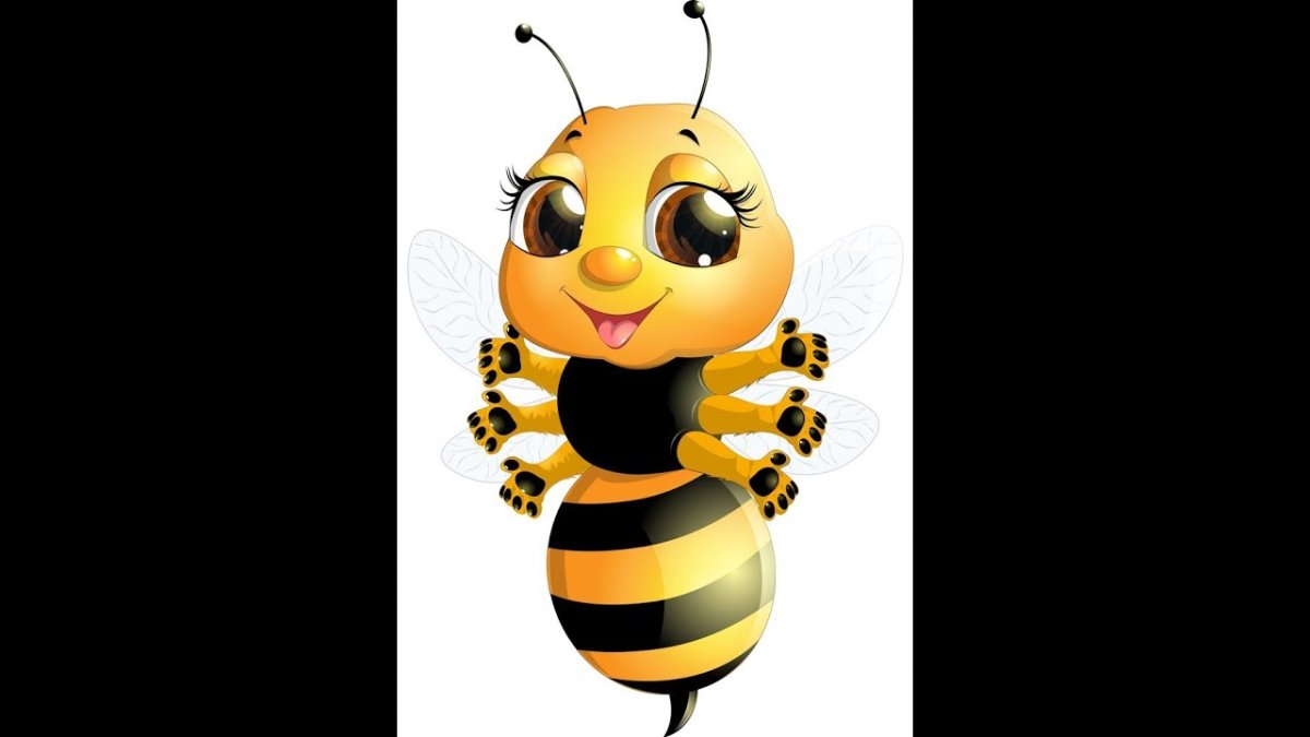 Пчела стикер
