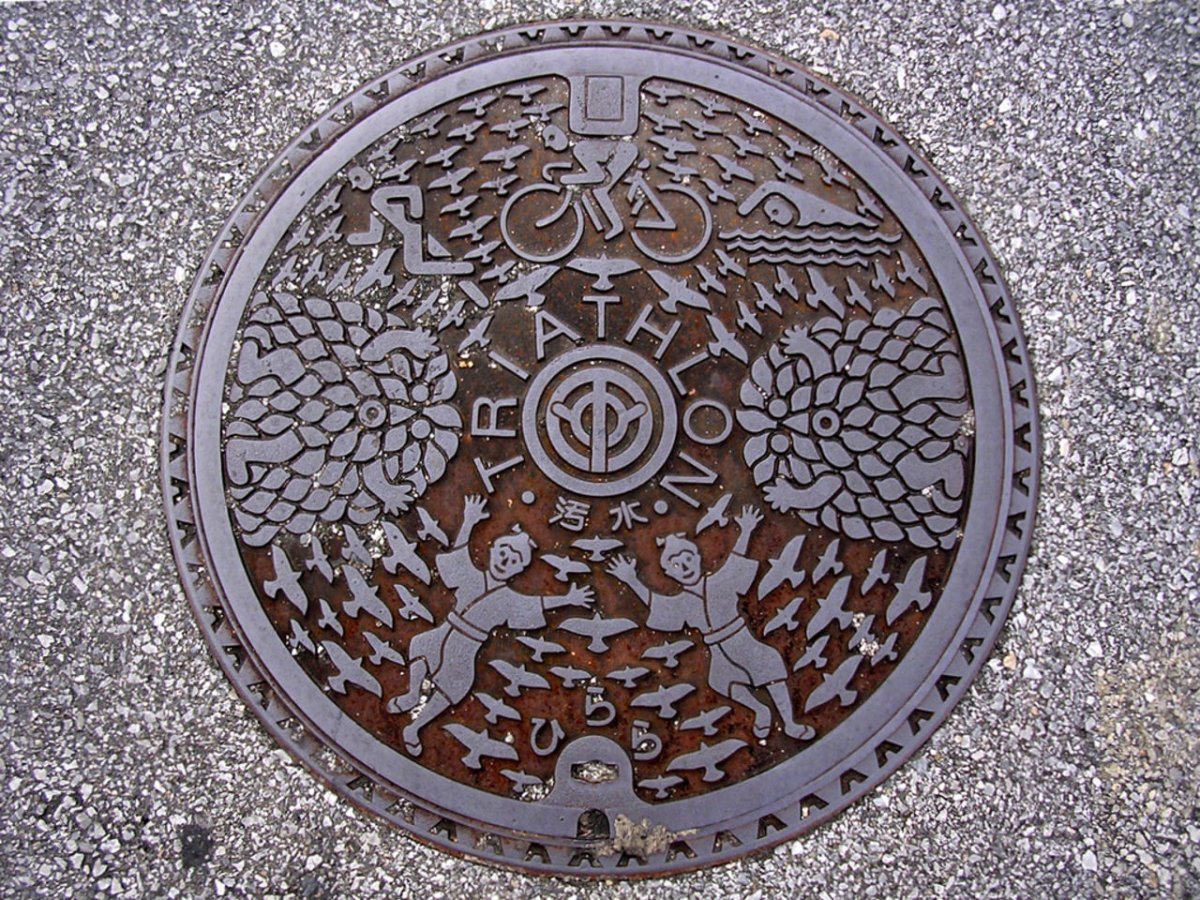 Канализационные люки префектуры Японии