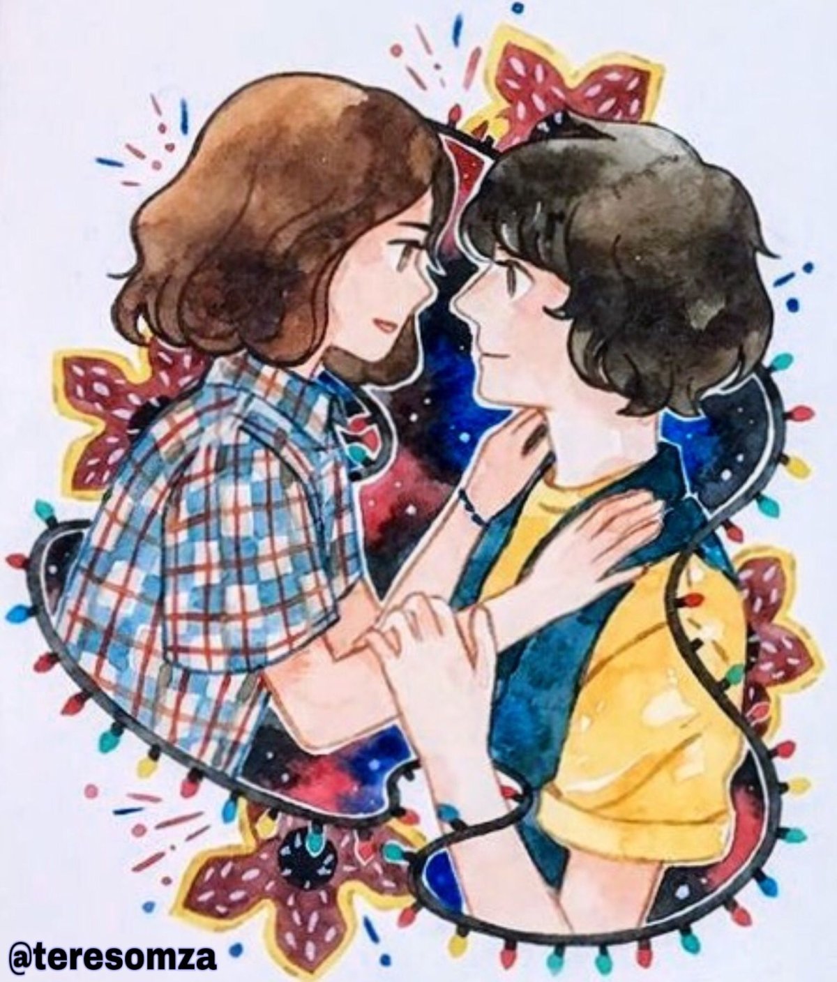 Постеры очень странные дела нарисовать